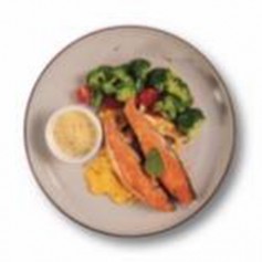 Scramble Mushroom Salmon