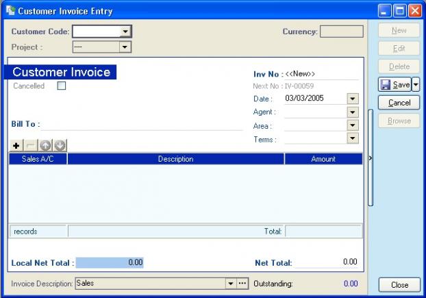 Module : Customer (AR) - MYSOFTEX SDN BHD