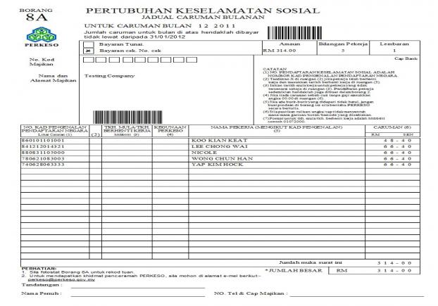 SQL Payroll software : PAYROLL REPORTS - MYSOFTEX SDN BHD